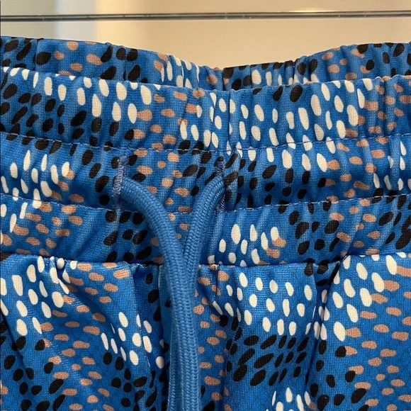 Size Large Women’s Set Blue Geometric Patterned Tracksuit - Picture 7 of 10